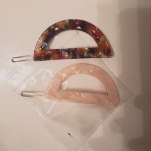 Arcrylic Hair Clip Barrettes